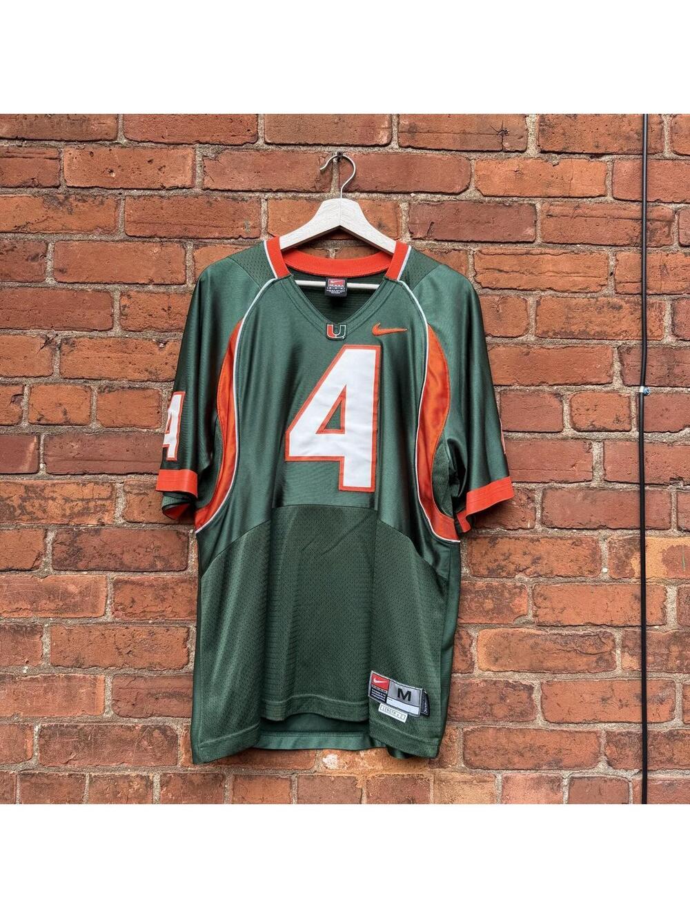Vintage Miami hurricanes team Nike Devin Hester jersey 00s M